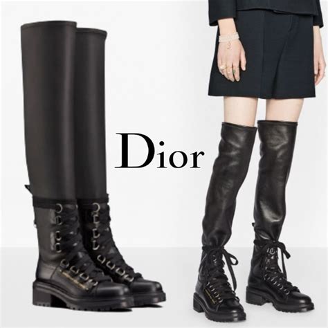 cuissarde dior|Botte cuissarde à talon D.